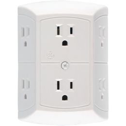 GE JASHEP50759 6-Outlet In-Wall Adapter