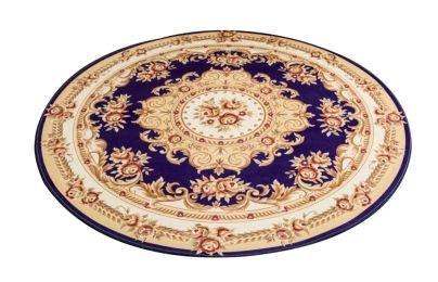 European-style Round Carpet Living Room Bedroom Sofa Coffee Table Mat