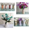 Simple Artificial Flowers Rattan Vase For Home / Office / Hotel / Garden -A13