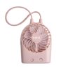 USB Rechargeable Fan Portable Fan Desk Fan for Office/Home, Pink