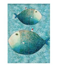 [Fish] Simple Door Curtain Room Door Curtain Doorway Curtain Decoration