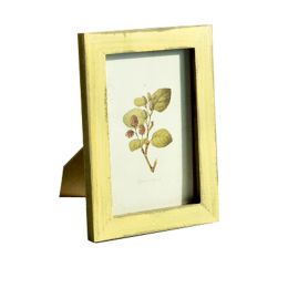 Mural Simple Fresh Wood And Colorful 6-inch Photo Frame Photo Wall