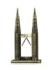 Creative Alloy Gemini Tower Model Decoration / Decorative Handicrafts