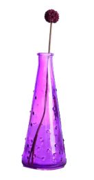 Purple Glass Vase Creative Flower Vase Decoration For Home And Office