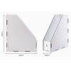 Office Desktop Folder Organizer Rack/ File Storage, White