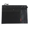 3PCS Waterproof Document File Stationery File Pocket  Zipper Bag, Black