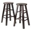 Pacey 2-Pc 24" Bar Stool Set Espresso