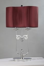 Cliona 2-light Fabric Table Lamp