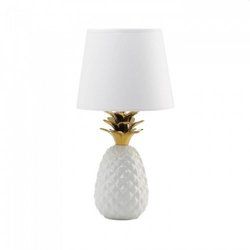 Gold Topped Pineapple Lamp